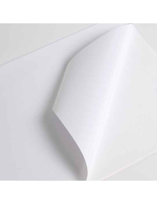 HX201WG2 - Blanc Brillant adh permanent incolore